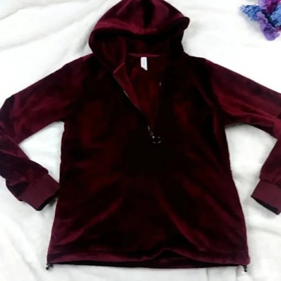 Plush Popover Ideology Long Sleeve Hoodie Running Sweater - Picture 12 of 14